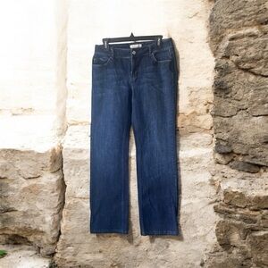 White House Black Market Blue Straight Leg Jeans Classic Style